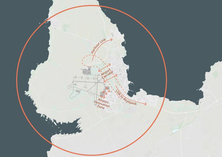 Í heild hefur Kadeco umsjón með 55 ferkílómetra svæði við Keflavíkurflugvöll. Í samkeppninni er lögð áhersla á ákjósanleg þróunarsvæði sem meðal annars styrkja tengingarnar á milli flugvallarins og Helguvíkurhafnar, sveitarfélaganna á svæðinu við flugvöllinn og höfuðborgarsvæðið.