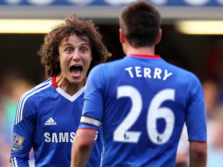 David Luiz og John Terry.