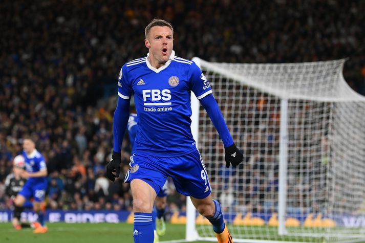 Jamie Vardy er launahæsti leikmaður deildarinnar, með 140 þúsund pund í vikulaun.