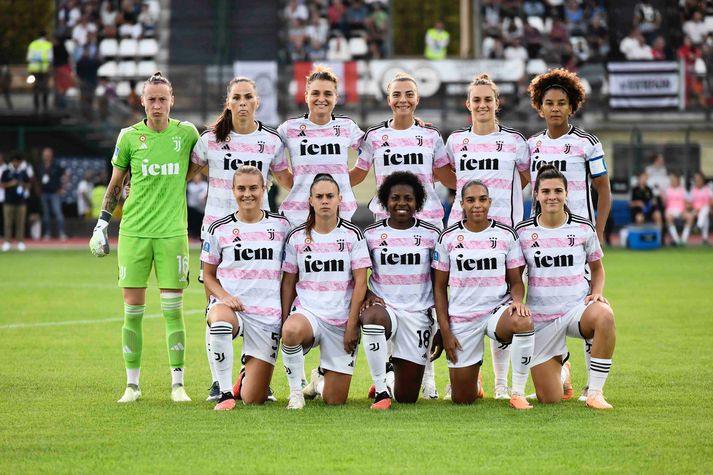 Byrjunarlið Juventus í kvöld.