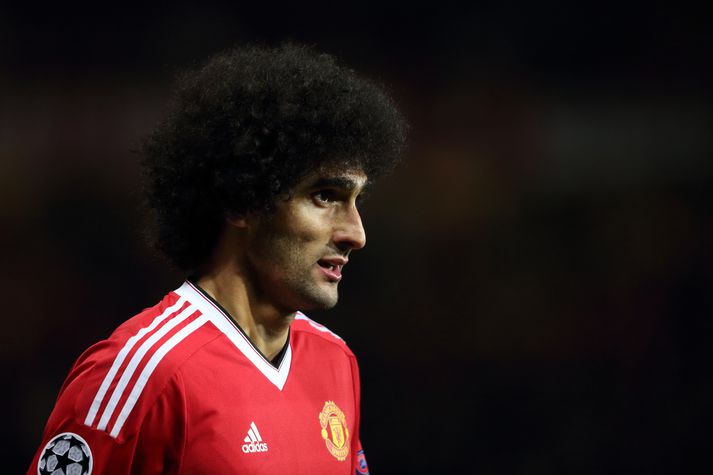 Fellaini í leik með United.