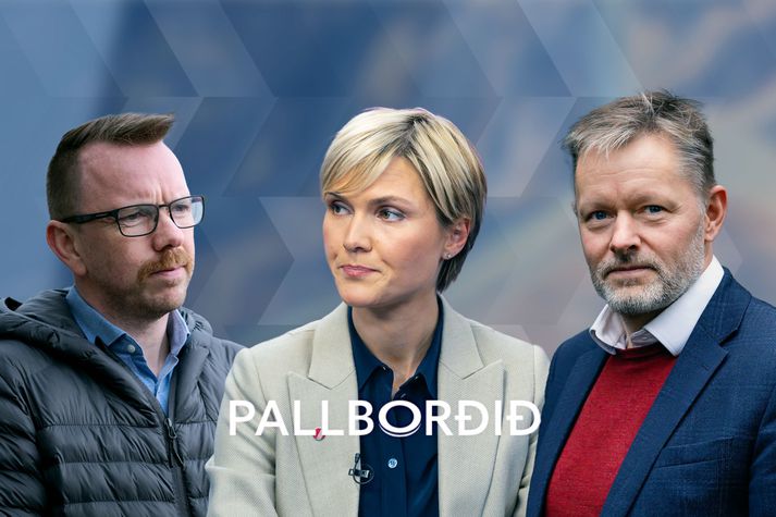 Ragnar Þór Ingólfsson, Kristrún Frostadóttir og Þorsteinn Víglundsson verða gestir Heimis Más Péturssonar í Pallborðinu klukkan 14:00 í dag.