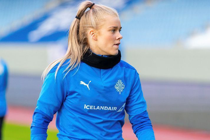 Barbára Sól Gísladóttir skoraði jöfnunarmark Brøndby í dag.