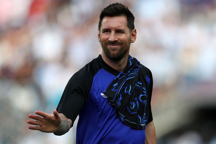 Lionel Messi kom ekkert við sögu þegar Argentína mætti Hondúras um helgina.