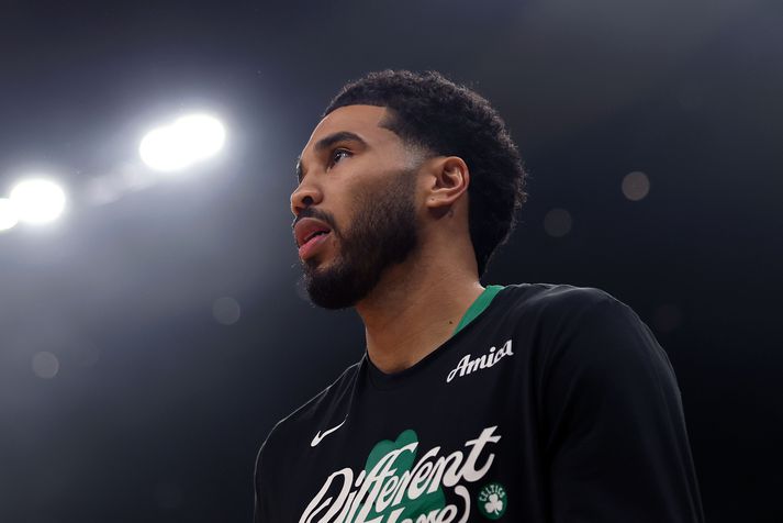 Jayson Tatum verður sárt saknað af Celtics. 