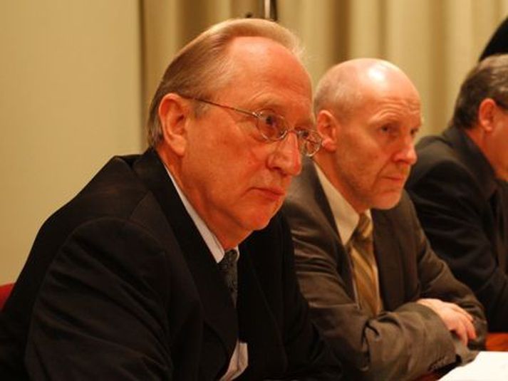 Indriði H. Þorláksson mætti á fund fjárlaganefndar í kvöld. Mynd/Anton Brink