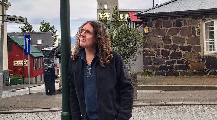 Fjöllistamaðurinn Al Yankovic virðist kunna vel við höfuðborgina.