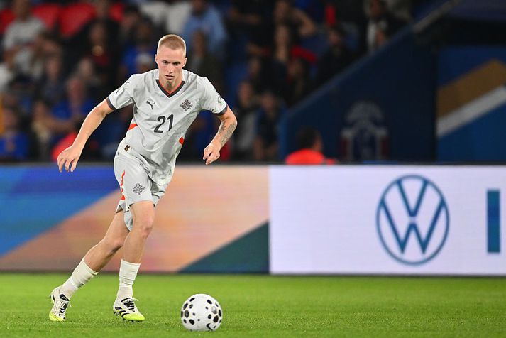 Daníel Tristan Guðjohnsen lék sína fyrstu A-landsleiki og skoraði svo tvö mörk í sænsku úrvalsdeildinni í dag.
