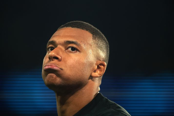 Kylian Mbappé skoraði í 2-0 sigri Paris Saint-Germain á Borussia Dortmund í gær.