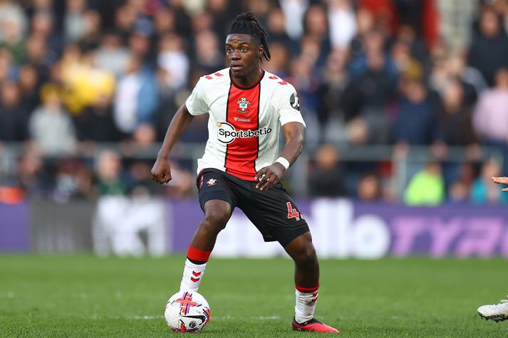 Romeo Lavia í leik með Southampton