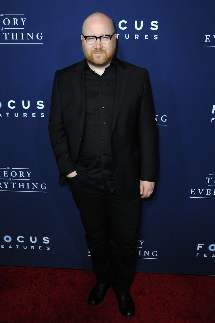 Jóhann Jóhannsson við frumsýningu The Theory of Everything.
