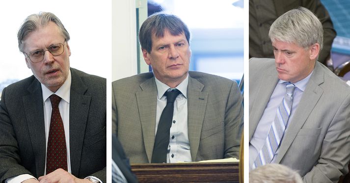 Ögmundur Jónasson, Brynjar Níelsson og Karl Garðarsson.
