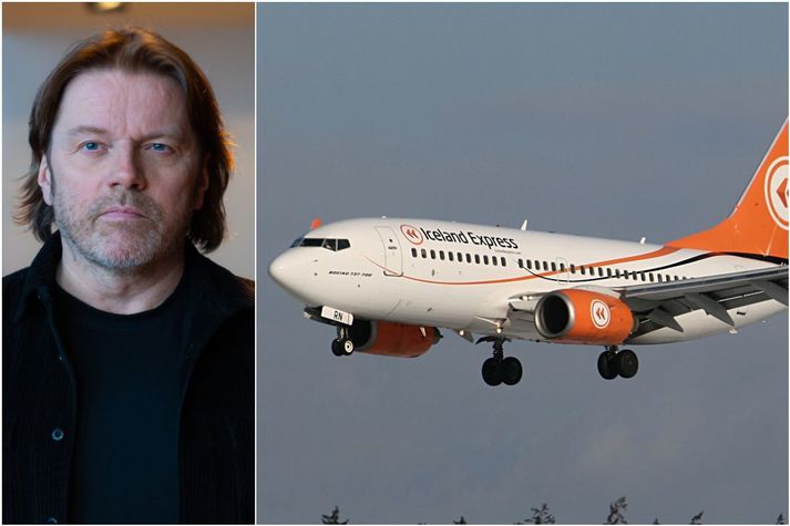 Jón Ásgeir Jóhannesson lánaði Iceland Express skömmu áður en hann sast í stjórn Icelandair. Jómfrúarflug Iceland Express var flogið árið 2003. 