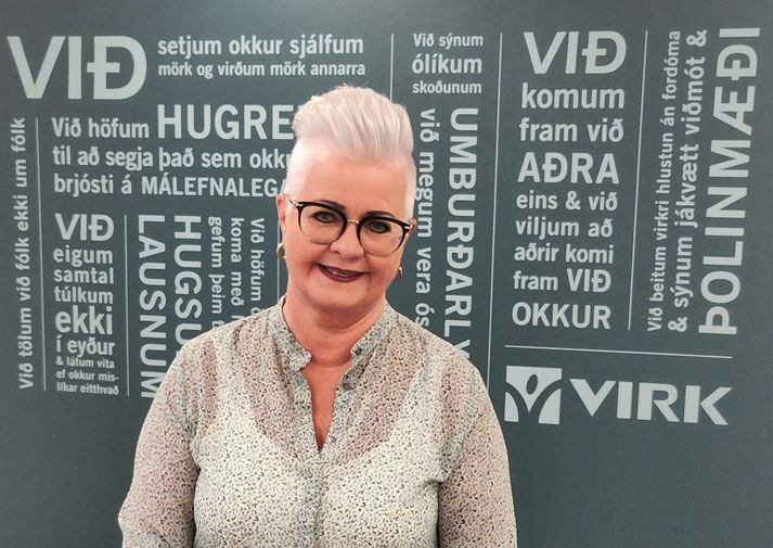 „Við leggjum okkur fram um að skapa jákvæða vinnustaðamenningu," segir Auður Þórhallsdóttir mannauðsstjóri VIRK