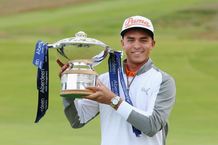 Rickie Fowler virkar í góðu formi fyrir Opna breska meistaramótið sem hefst í vikunni.