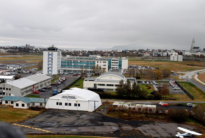 Fokker 50 vélar sem lentu á Reykjavíkurflugvelli á tímabilinu notuðu brautina í 0,61 prósent tilvika.