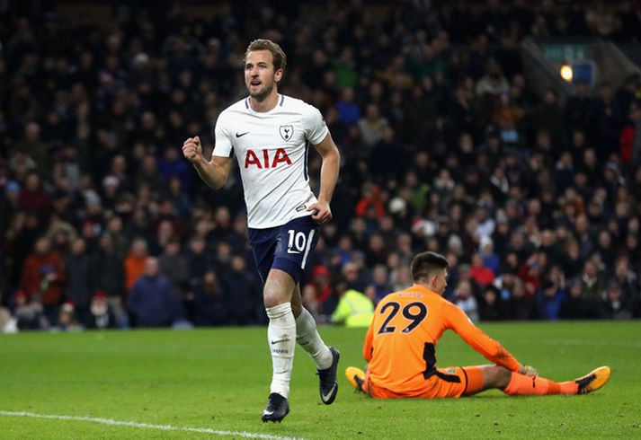 Harry Kane var óstöðvandi gegn Burnley.