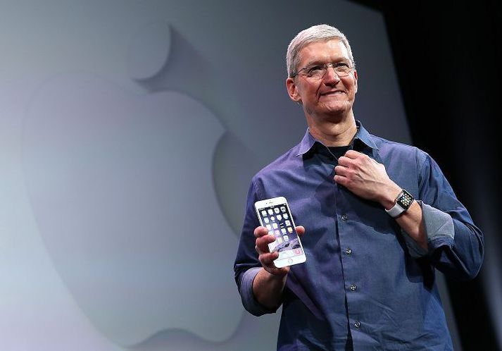 Tim Cook, forstjóri Apple, mun kynna nýja iPhone símann í Cupertino á þriðjudaginn kemur.