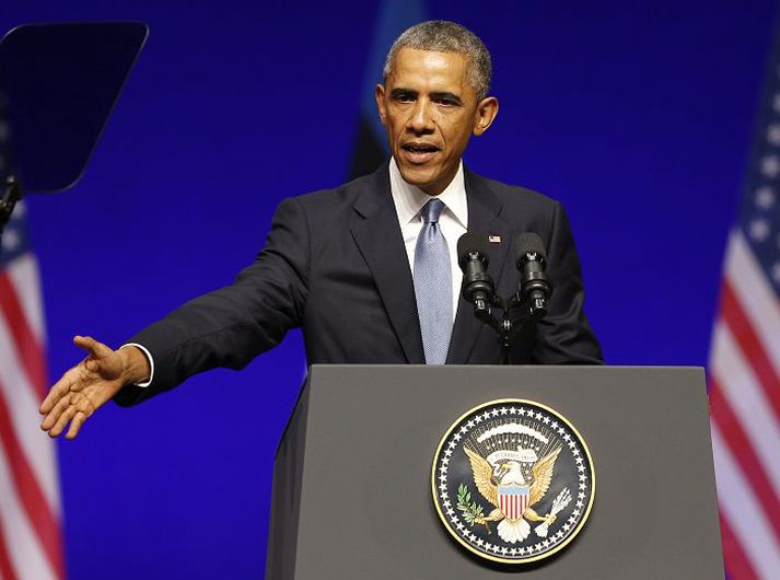 Obama vandar Íslamska ríkinu ekki kveðjurnar. 