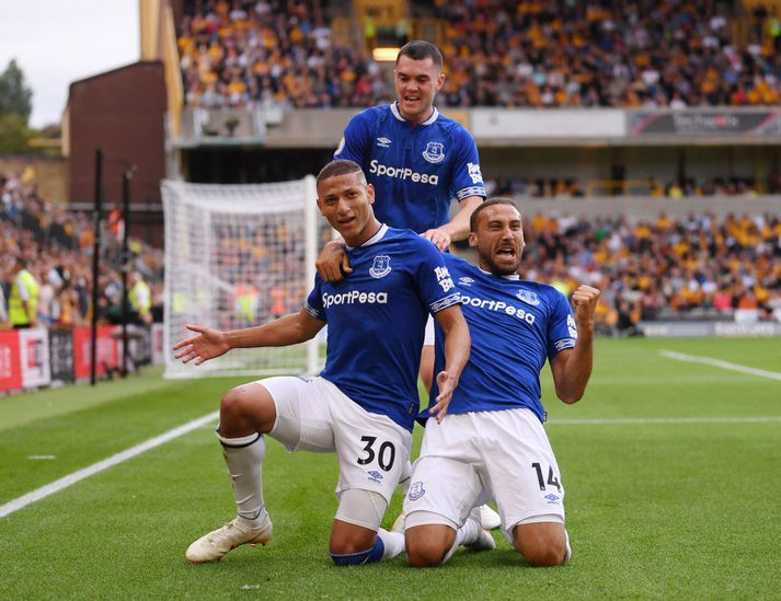 Richarlison fagnar marki sínu