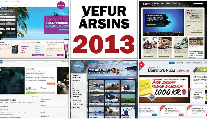 Tilnefndir til vefs ársins 2012 eru wow.is,  kilroy.is, karolinafund.com, guidetoiceland.is, 
og dominos.is.