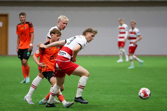 Eiður Gauti Sæbjörnsson skoraði tvö mörk í kvöld