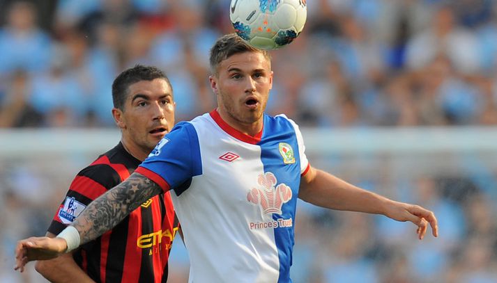 David Goodwillie í leik með Blackburn.