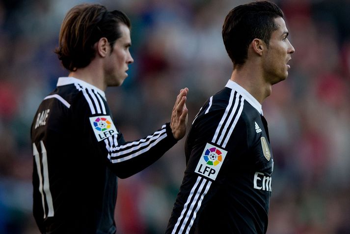 Gareth Bale og Cristiano Ronaldo.