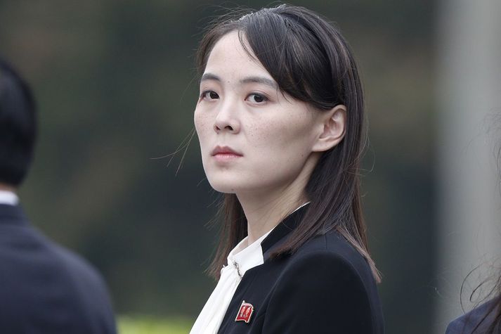 Kim Yo jong, systir einræðisherrans Kim Jong Un og háttsettur meðlimur í Kommúnistaflokki Norður-Kóreu.