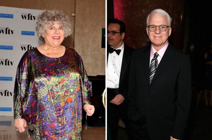 Miriam Margolyes segir Steve Martin hafa kýlt sig og skellt hurðum á sig við tökur á Litlu hryllingsbúðinni. Steve Martin kannast ekki við neitt slíkt.