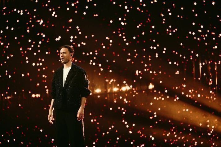 Klemen Slakonja var fulltrúi Slóveníu í Eurovision í maí.