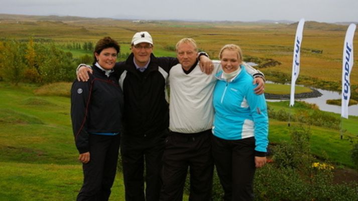 Ragnhildur, Ásgeir, Arnór og Helena.