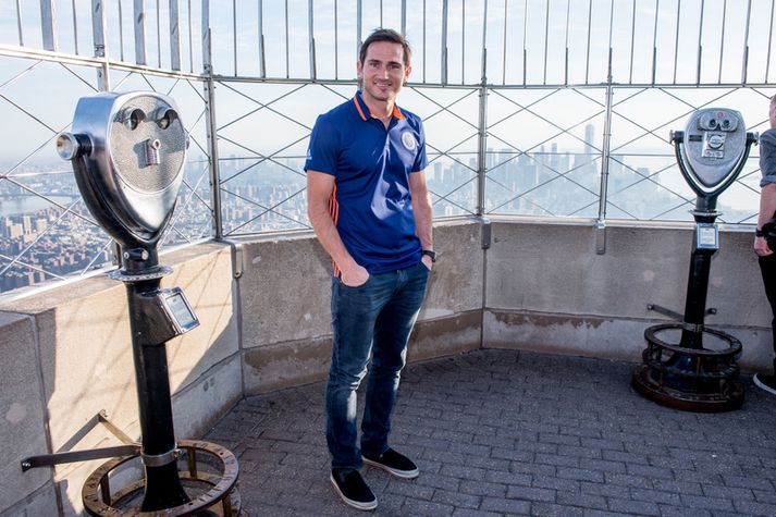 Frank Lampard í New York. Hann hefur verið meiri ferðamaður en fótboltamaður.