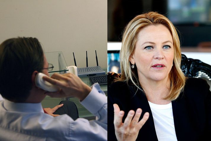 Hefðbundin talsímaþjónusta er á hægu undanhaldi en gagnaflutningar á farsímaneti hafa stóraukist