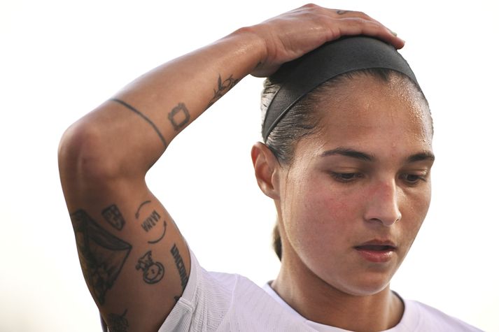 Deyna Castellanos spilar með liði Portland Thorns  í NWSL deildinni í Bandaríkjunum en var áður hjá Bay FC.