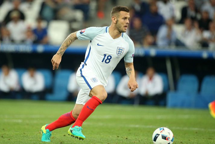 Wilshere í leiknum við Rússland.