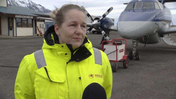 Freyja Rós Ásdísardóttir, starfsmaður Ernis á Sauðárkróki.