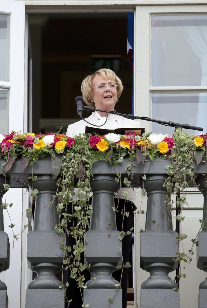 Vigdís Finnbogadóttir.

