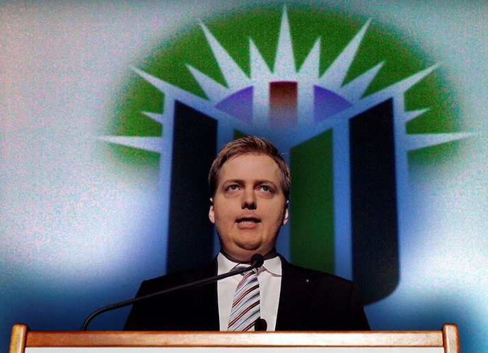 Sigmundur Davíð er formaður Framsóknarflokksins. Hvað hann ætlar að borða á jólunum er hinsvegar óljóst - en samkvæmt könnuninni eru miklar líkur á að það verði hangikjöt.