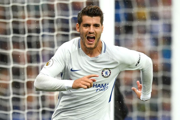 Morata hefur farið vel af stað með Chelsea, en dregst inn í slæma umræðu vegna textasmíða stuðningsmanna