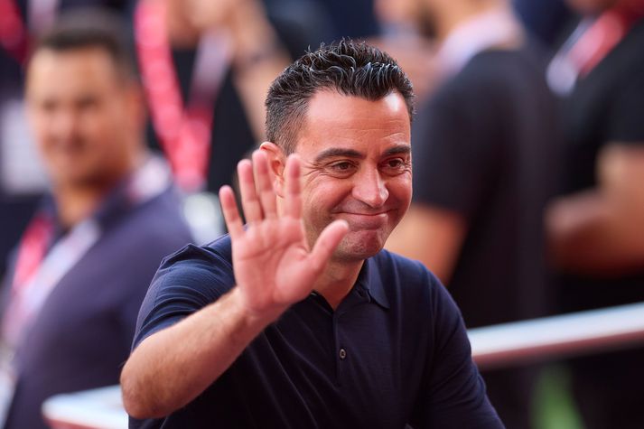 Xavi gerði Barcelona að Spánarmeisturum í fyrra.