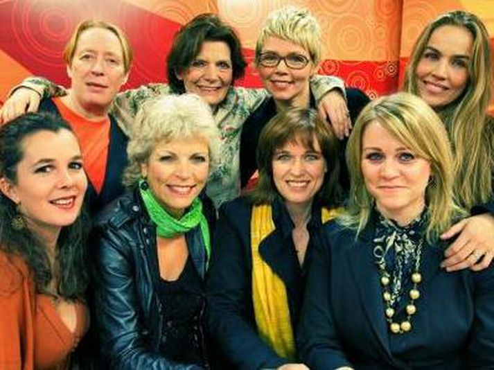 Margrét Pála, Elísabet,Ásdís, Ellý, Kolfinna, Guðrún, Björk, Katrín.