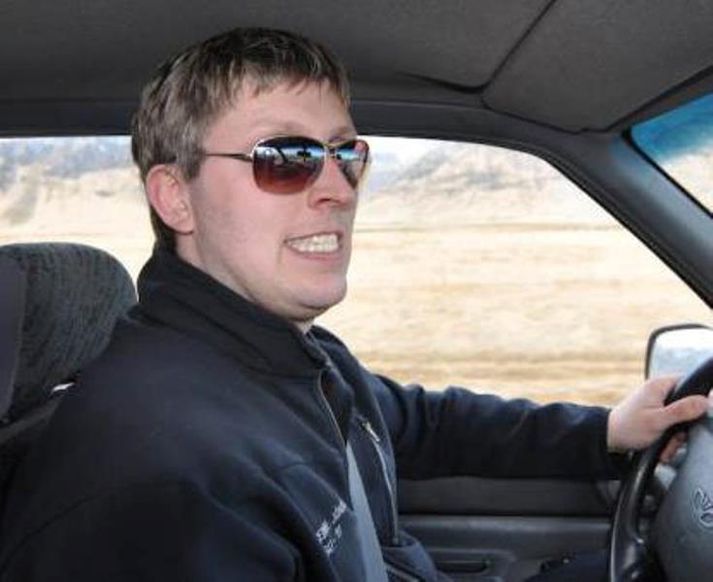 Ingi Ragnarsson slasaðist eftir útafakstur af veginum yfir Fagradal í gærmorgun.