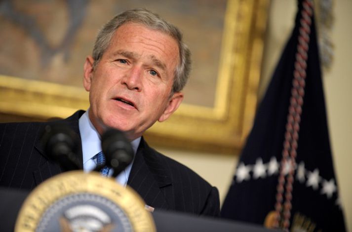 George Bush Bandaríkjaforseti.