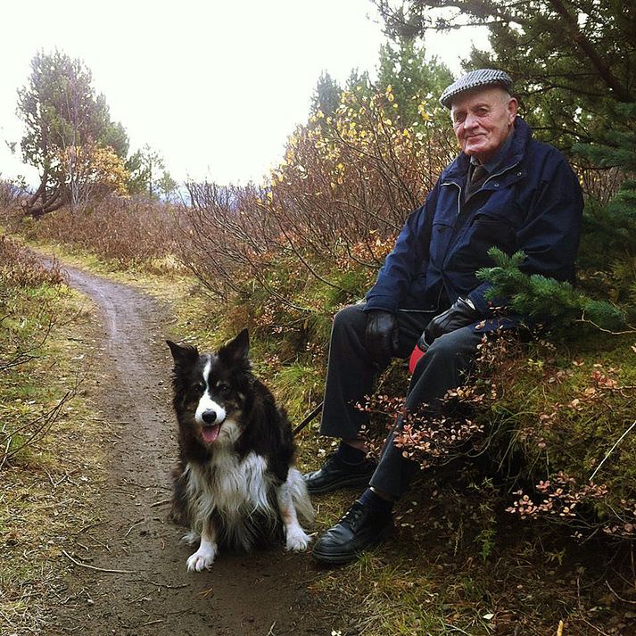 Gunnar Jónsson, skógræktarbóndi á Króki í Norðurárdal.