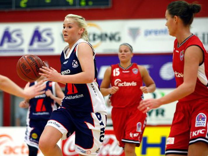Bryndís Guðmundsdóttir var frábær í leikjunum á móti Snæfelli.