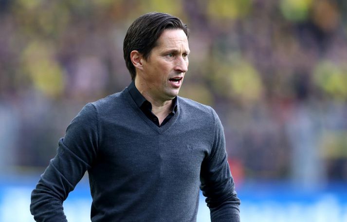 Roger Schmidt var látinn fara frá Bayer Leverkusen í byrjun mars.