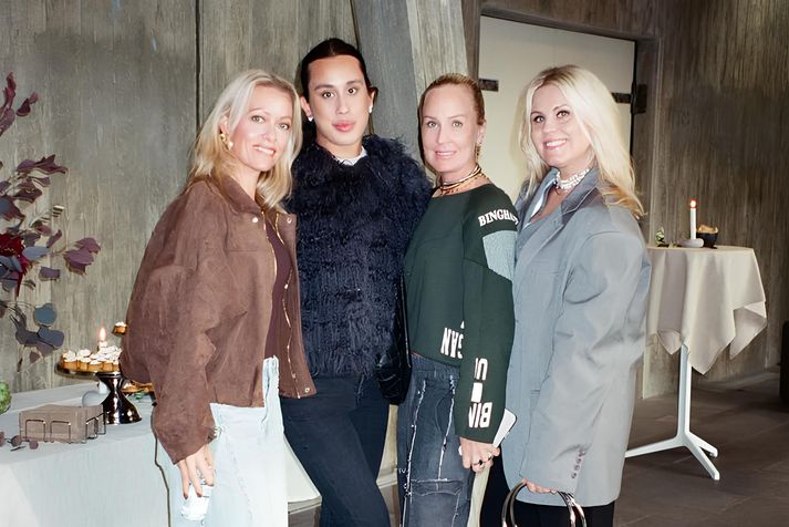 Helga Margrét, Patrekur Jaime, Gerða InShape og Erna Bergmann í góðum gír á Kjarvalsstöðum.