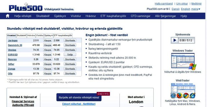 Nú hefur fyrirtækið opnað heimasíðu á íslensku undir .is léni og reynir þar að lokka íslendinga í viðskipti.