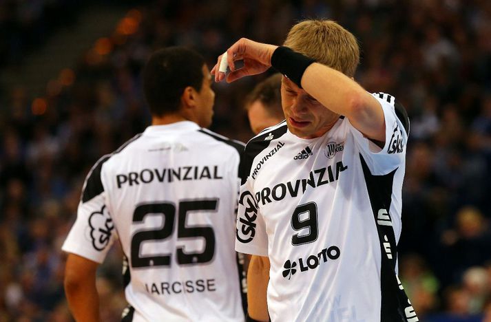 Guðjón Valur fékk úr litlu að moða í dag.